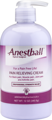 Anesthall Pain Relieving Cream 12 OZ. Pump Bottle Prof