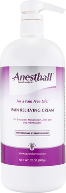 Anesthall Pain Relieving Cream 32 OZ. Pump Bottle Prof